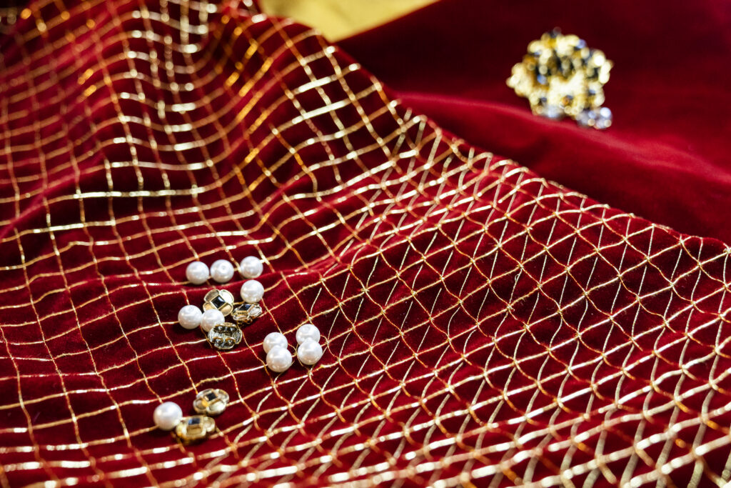 Réplique historique d'une robe de Jane Seymour (Détail) ©Ke ll y K l a p p